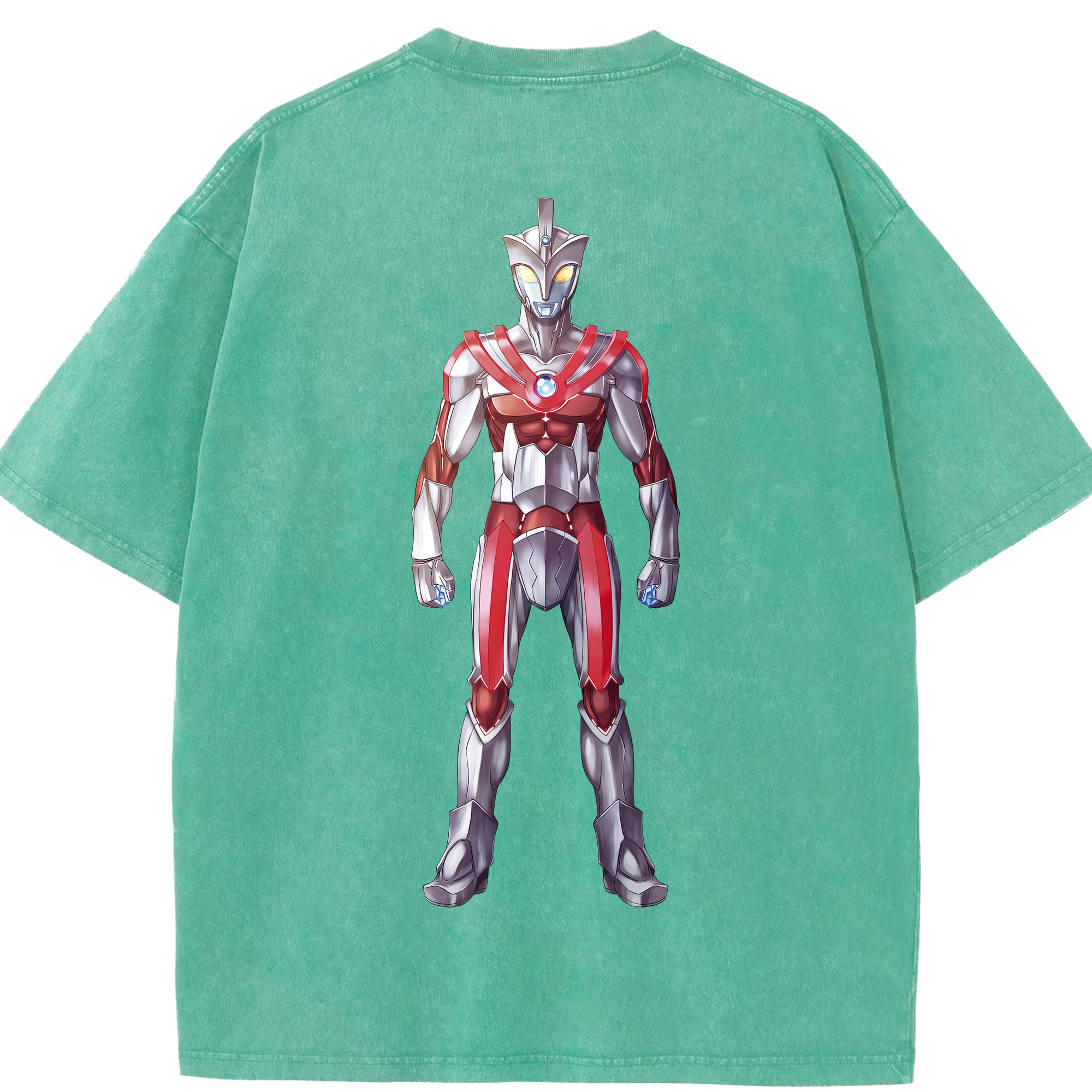 （画像用） ウルトラマン Ultraman 綿100% ヴィンテージ風 半袖Tシャツ（背面プリント）